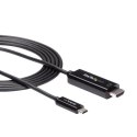 StarTech CDP2HD2MBNL adapter kablowy 2 m USB Type-C HDMI Czarny StarTech.com