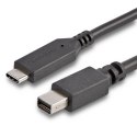 StarTech CDP2MDPMM6B adapter kablowy 1,8 m USB Type-C Mini DisplayPort Czarny StarTech.com