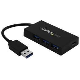 StarTech HB30A3A1CSFS huby i koncentratory USB 3.2 Gen 1 (3.1 Gen 1) Type-A 5000 Mbit/s Czarny StarTech.com