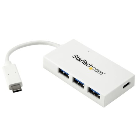 StarTech HB30C3A1CFBW huby i koncentratory USB 3.2 Gen 1 (3.1 Gen 1) Type-C 5000 Mbit/s Biały StarTech.com