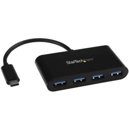 StarTech HB30C4AB huby i koncentratory USB 3.2 Gen 1 (3.1 Gen 1) Type-C 5000 Mbit/s Czarny StarTech.com