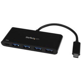 StarTech HB30C4AFPD huby i koncentratory USB 3.2 Gen 1 (3.1 Gen 1) Type-C 5000 Mbit/s Czarny StarTech.com