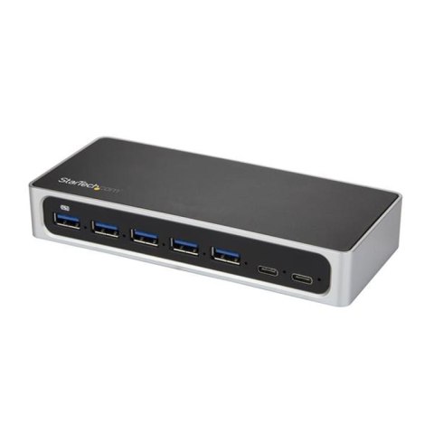 StarTech HB30C5A2CSC huby i koncentratory USB 3.2 Gen 1 (3.1 Gen 1) Type-B 5000 Mbit/s Czarny, Srebrny StarTech.com