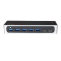 StarTech HB30C5A2CSC huby i koncentratory USB 3.2 Gen 1 (3.1 Gen 1) Type-B 5000 Mbit/s Czarny, Srebrny StarTech.com