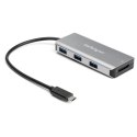 StarTech HB31C3ASDMB huby i koncentratory USB 3.2 Gen 2 (3.1 Gen 2) Type-C 10000 Mbit/s Czarny, Szary StarTech.com