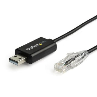 StarTech ICUSBROLLOVR zmieniacz płci / kabli RJ-45 USB 2.0 Type-A Czarny StarTech.com