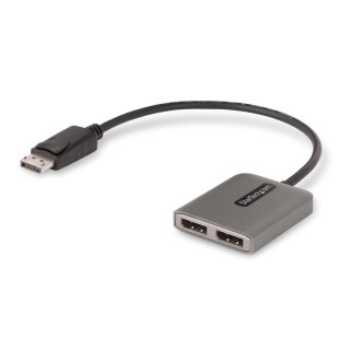 StarTech MST14DP122DP adapter kablowy 0,3 m DisplayPort 2 x DVI Szary StarTech.com