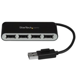 StarTech ST4200MINI2 huby i koncentratory USB 2.0 480 Mbit/s Czarny, Srebrny StarTech.com