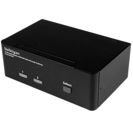 StarTech SV231DPDDUA2 przełącznik KVM Czarny StarTech.com