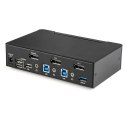 StarTech SV231DPU34K przełącznik KVM Czarny StarTech.com