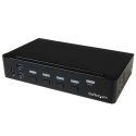 StarTech SV431DPU3A2 przełącznik KVM Możliwości montowania w stelażu Czarny StarTech.com