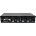 StarTech SV431DPU3A2 przełącznik KVM Możliwości montowania w stelażu Czarny StarTech.com