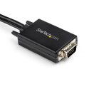 StarTech VGA2HDMM2M adapter kablowy 2 m USB Type-A + VGA (D-Sub) HDMI Typu A (Standard) Czarny StarTech.com