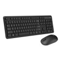 ASUS CW100 klawiatura Dołączona myszka RF Wireless QWERTZ Niemiecki Czarny ASUS