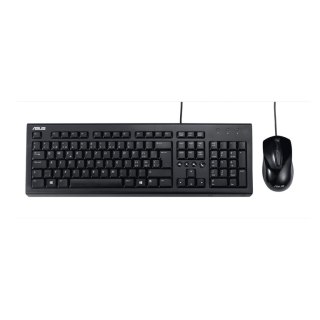 ASUS U2000 Keyboard + Mouse Set klawiatura Dołączona myszka USB Czarny ASUS