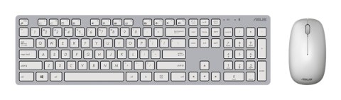 ASUS W5000 klawiatura Dołączona myszka RF Wireless QWERTZ Niemiecki Szary, Biały ASUS