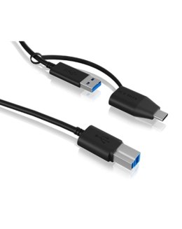 ICY BOX IB-CB032 kabel USB 1 m USB 3.2 Gen 1 (3.1 Gen 1) USB B USB A Czarny ICY BOX