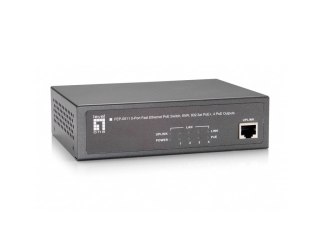 LevelOne FEP-0511W90 łącza sieciowe Fast Ethernet (10/100) Obsługa PoE Szary LevelOne