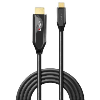 Lindy 43367 adapter kablowy 1 m USB Type-C HDMI Typu A (Standard) Czarny Lindy