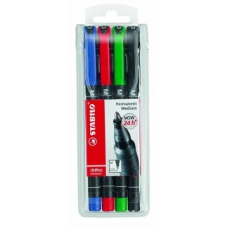 Stabilo FOLIOPIS STABILO OHPEN UNIVERSAL 1.0 MM MIX 4 KOL.