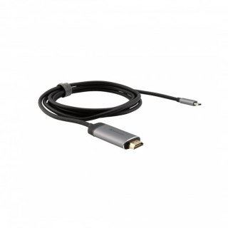 Verbatim 49144 adapter kablowy 1,5 m USB Type-C HDMI Czarny, Srebrny Verbatim