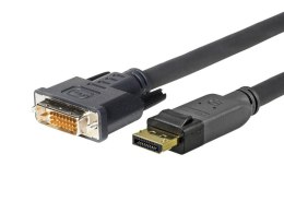 Vivolink 1.0m Displayport - DVI-D 1 m Czarny Vivolink