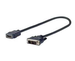 Vivolink PRODVIADAPHDMI adapter kablowy 0,2 m DVI-D HDMI Czarny Vivolink