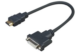 Vivolink PROHDMIADAPDVI adapter kablowy 0,2 m HDMI DVI-D Czarny Vivolink