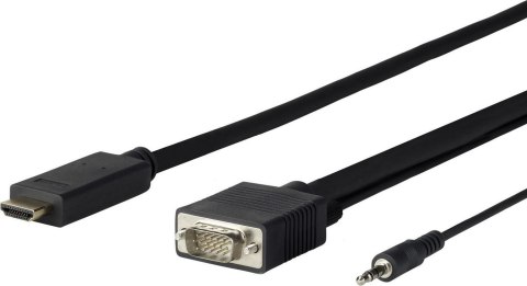 Vivolink PROHDMIVGA1 adapter kablowy 1 m HDMI Typu A (Standard) VGA (D-Sub) Czarny Vivolink