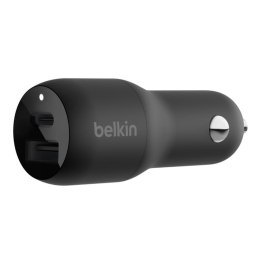 Belkin CCB004BTBK ładowarka do urządzeń przenośnych Smartfon, Tablet Czarny Zapalniczka, USB Szybkie ładowanie Wewnętrzna, Zewnę Belkin