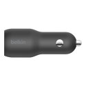 Belkin CCB004BTBK ładowarka do urządzeń przenośnych Smartfon, Tablet Czarny Zapalniczka, USB Szybkie ładowanie Wewnętrzna, Zewnę Belkin