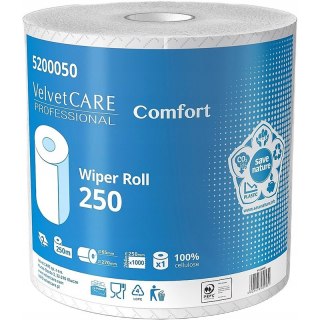 Velvet Czyściwo w rolce Velvet Care Comfort 250m 2w celuloza białe