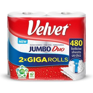 Velvet Ręcznik w rolce Velvet Jumbo Duo 2w celuloza białe (2)