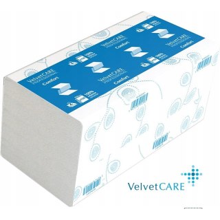 Velvet Ręczniki składane Velvet Care V-Fold 2w celuloza białe (150)