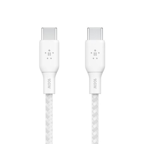 Belkin BOOST CHARGE kabel USB 2 m USB 2.0 USB C Biały Belkin