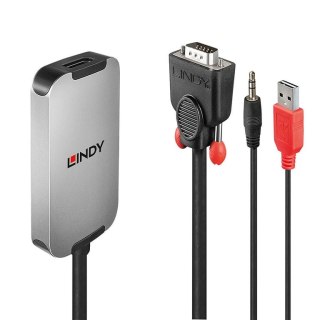 Lindy 38296 adapter kablowy Czarny, Biały Lindy