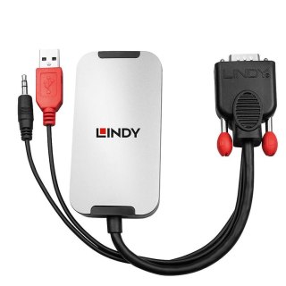 Lindy 38296 adapter kablowy Czarny, Biały Lindy