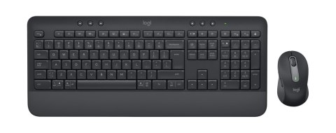 Logitech Signature MK650 Combo For Business klawiatura Dołączona myszka RF Wireless + Bluetooth QWERTY Hiszpański Grafitowy Logitech