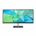 Acer CB343CUR monitor komputerowy 86,4 cm (34") 3440 x 1440 px UltraWide Quad HD LED Czarny, Srebrny Acer