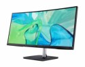 Acer CB343CUR monitor komputerowy 86,4 cm (34") 3440 x 1440 px UltraWide Quad HD LED Czarny, Srebrny Acer