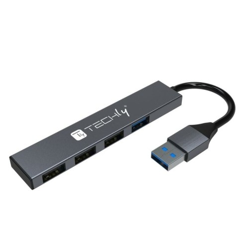 Techly IUSB32-HUB4A-3U2SL huby i koncentratory Techly