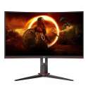 AOC CQ27G2S/BK monitor komputerowy 68,6 cm (27") 2560 x 1440 px Quad HD Czarny, Czerwony AOC