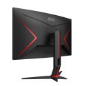 AOC CQ27G2S/BK monitor komputerowy 68,6 cm (27") 2560 x 1440 px Quad HD Czarny, Czerwony AOC