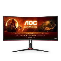 AOC G2 CU34G2X/BK monitor komputerowy 86,4 cm (34