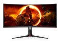 AOC G2 CU34G2XP/BK monitor komputerowy 86,4 cm (34") 3440 x 1440 px AOC