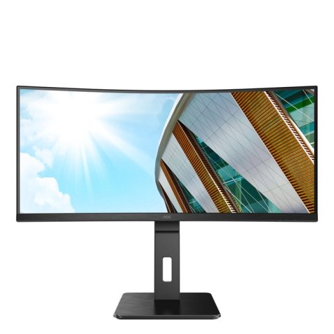 AOC P2 CU34P2A LED display 86,4 cm (34") 3440 x 1440 px Quad HD Czarny AOC