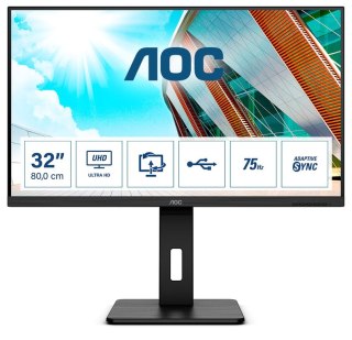 AOC P2 U32P2 monitor komputerowy 80 cm (31.5") 3840 x 2160 px 4K Ultra HD LED Czarny AOC