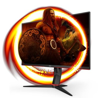 AOC Q27G2S/EU monitor komputerowy 68,6 cm (27") 2560 x 1440 px Quad HD LED Czarny, Czerwony AOC