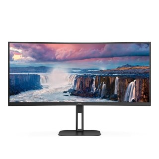 AOC V5 CU34V5C LED display 86,4 cm (34") 3440 x 1440 px Wide Quad HD Czarny AOC