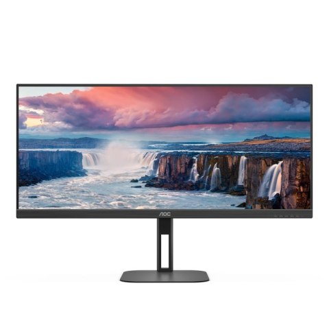 AOC V5 U34V5C/BK monitor komputerowy 86,4 cm (34") 3440 x 1440 px UltraWide Quad HD LCD Czarny AOC